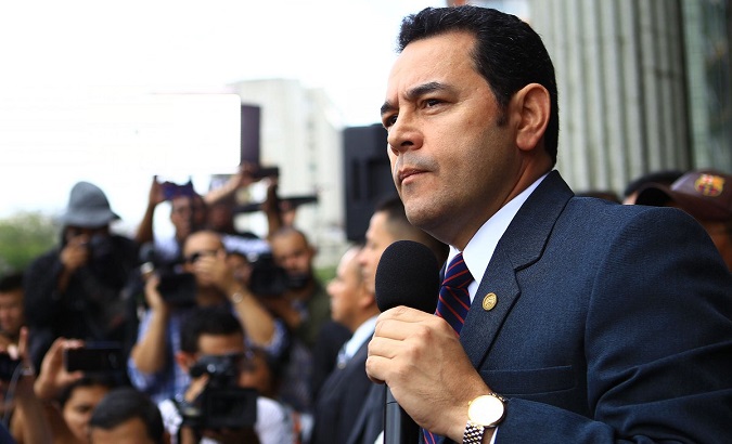 Guatemalan President Jimmy Morales interviewed the six candidates approved by the Nomination Committee.