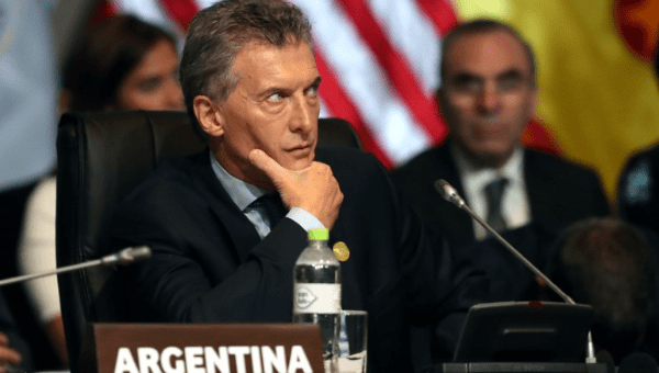Argentina's President Mauricio Macri participates in the opening session of the Americas Summit in Lima, Peru April 14, 2018