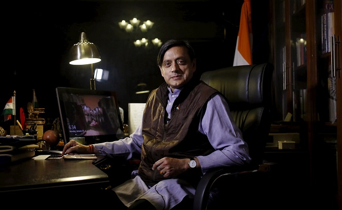 Shashi Tharoor, a member of Parliament from India's main opposition Congress party