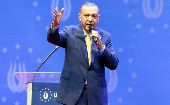 Erdogan afirmó que este tipo de amenazas no lo frenan en su camino. 
