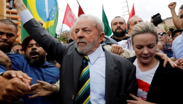 Brazil's popular leftist former leader Luiz Inacio Lula da Silva begins precandidacy for the presidency on May 27.