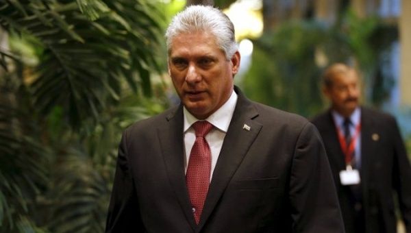 Cuban President Miguel Diaz-Canel.