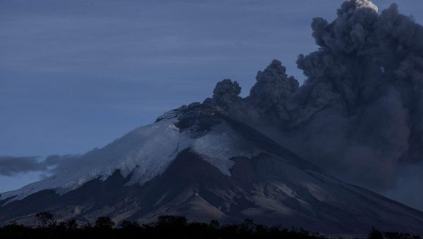 Cotopaxi, just 50 km south of the Ecuadorean capital of Quito last erupted in 2015. 