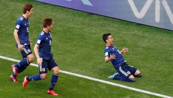 It was sweet revenge for Japan, who were thumped 4-1 by Colombia in Brazil four years ago.
