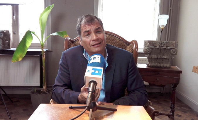 Ex-President Rafael Correa denies any involvement in the case.