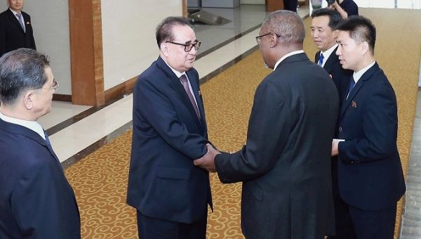 Ri Su Yong, who is heading the delegation, is considered to be one of the closest figures to the North Korean leader.