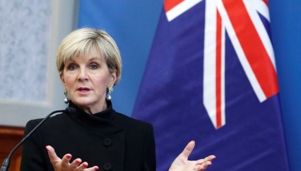 Australian Foreign Minister Bishop