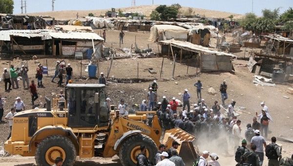 The Bedouin village of Khan al-Ahmar has been targeted for years. Its demolition would allow the expansion of Israel's illegal settlements.