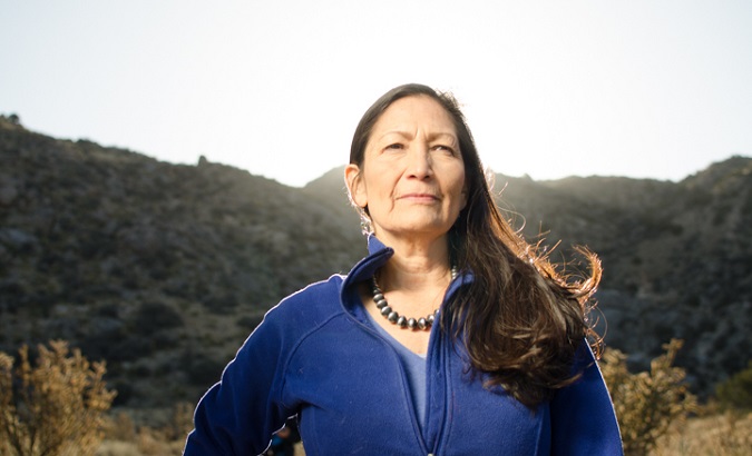 Deb Haaland is a member of the Pueblo of Laguna and can become the first Native American women in the U.S. congress.