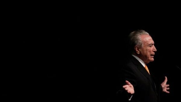 Brazil's senate-imposed president Michel Temer.