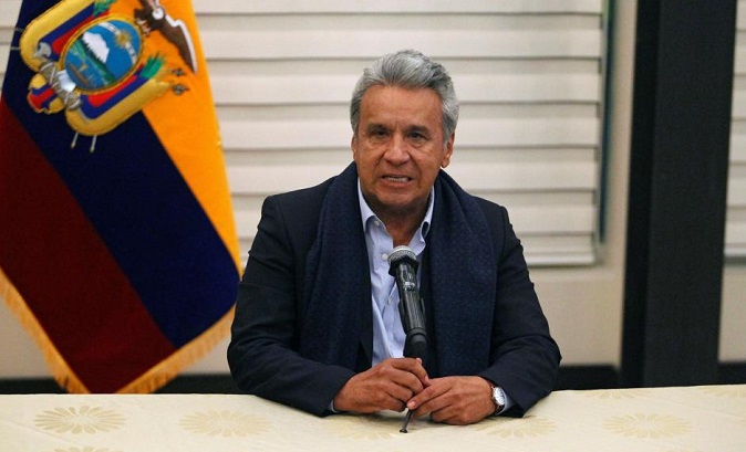 Ecuador's President, Lenin Moreno.
