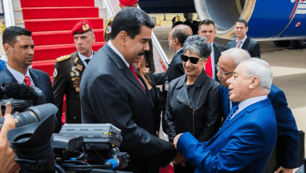 Maduro was received by the president of the National People's Assembly of Algeria, Said Bouhadja. 