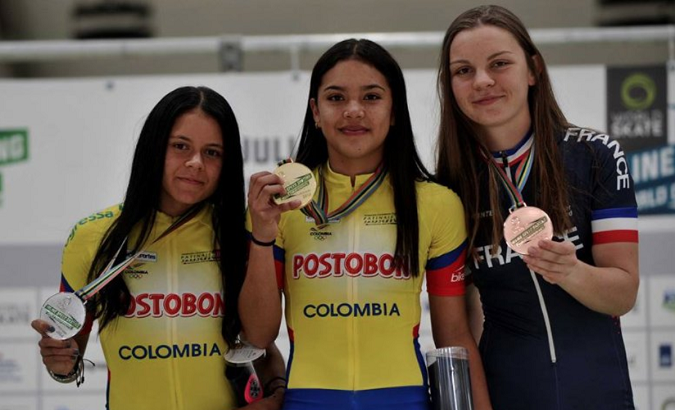 Colombia's inline skating team obtained 20 gold medals, 15 silver and 9 bronze, again earning the overall first place in the world championship this 2018