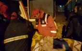 Varios equipos integrados por pobladores locales y miembros de servicios del Estado trabajaron en las labores de rescate. 