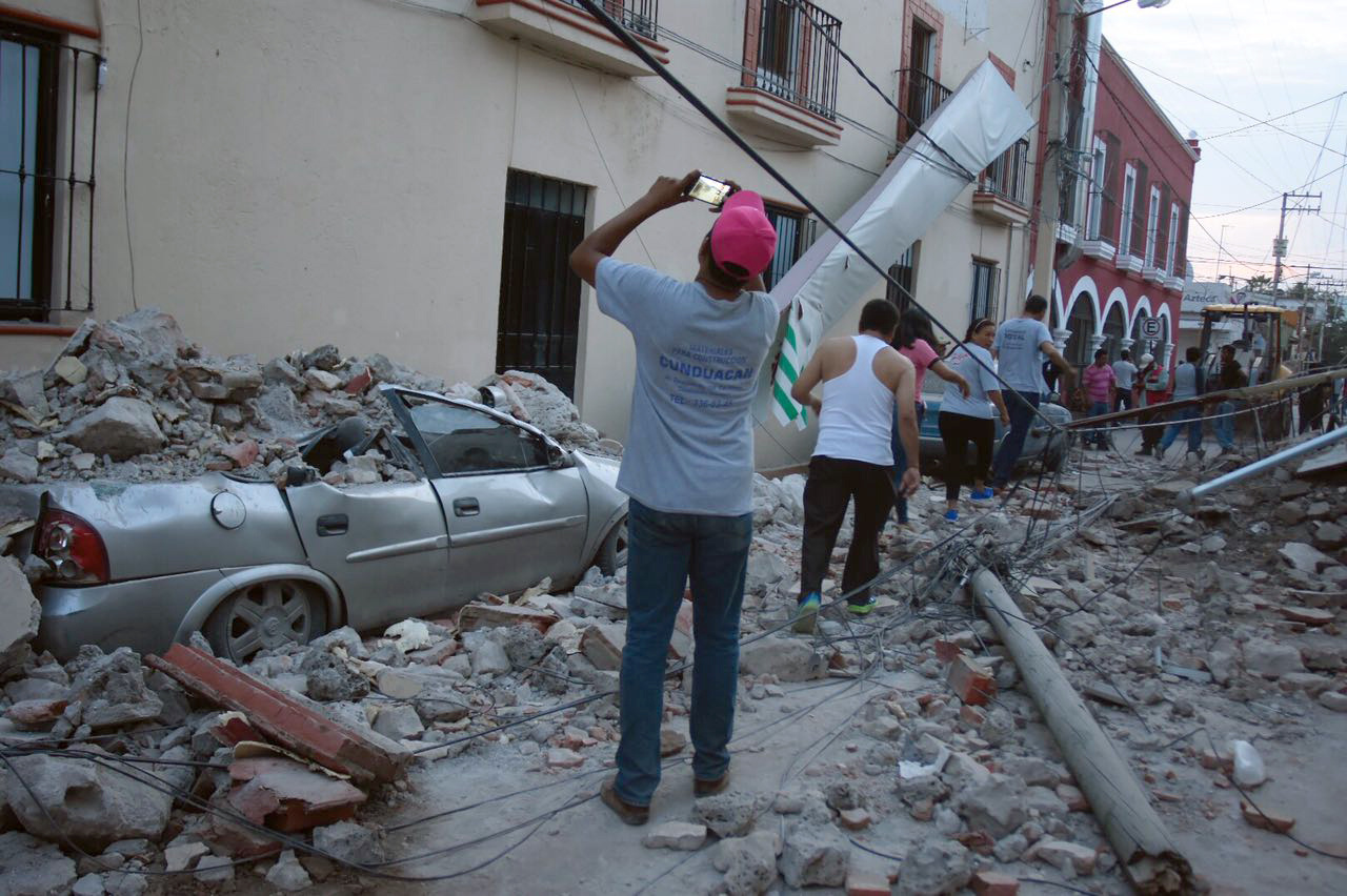 Jojutla was one of the most severely affected towns by the earthquakes in Mexico in September 19, 2017.