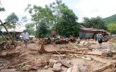El ciclón ha causado grandes estragos en Vietnam y apenas tocó tierra el pasado vienes 20 de julio. 