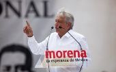 El presidente electo de México, López Obrador, afirmó que la sanción contra su partido es un acto "infamante, sin seriedad y sin legalidad".