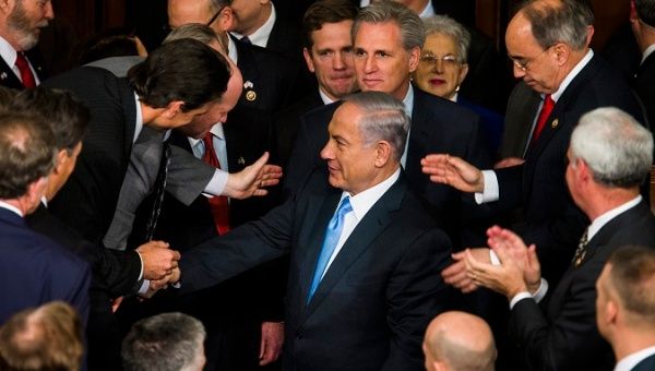  Israeli Prime Minister Benjamin Netanyahu at a joint meeting of U.S. Congress in Washington, D.C., March 2015.