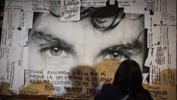 Thousands of argentinians marched to remember Santiago Maldonado, on the first anniversary of his 'disappearance.'
