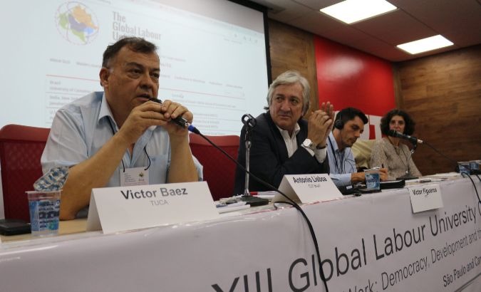 The 13th Global University of Work Conference coincided with an international event supporting Lula.