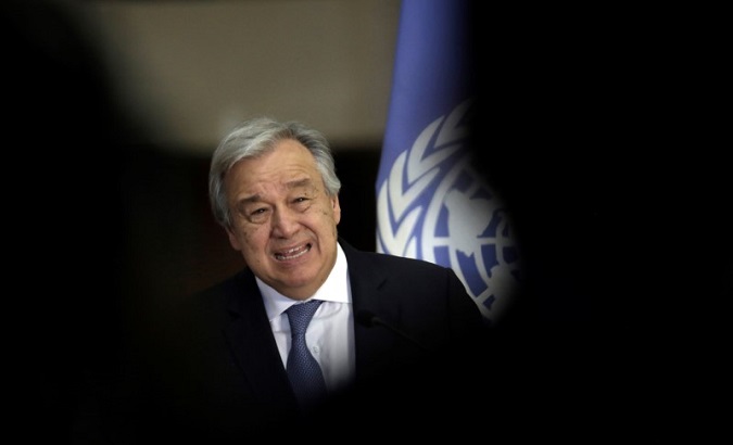 U.N. Secretary-General Antonio Guterres laid out four options to protect Palestinians living under Israeli occupation.