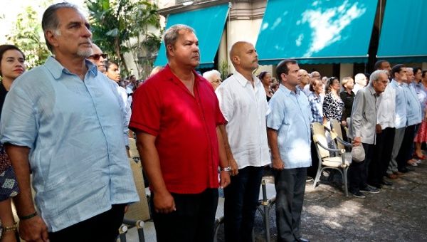 Four of the 'Cuban Five', Rene Gonzalez, Ramon Labañino, Geraldo Hernández and Fernando Gonzalez, remember the 20th anniversary of their imprisonment.