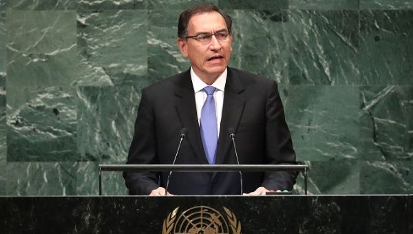 President Martin Vizcarra participated in the U.N. General Assembly. 