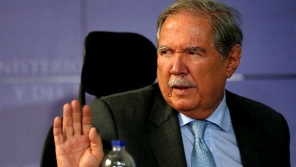 Colombian Defence Minister Guillermo Botero
