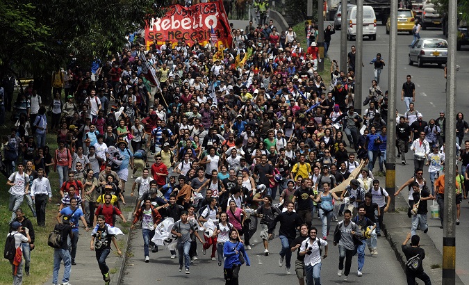 Colombian Public Universities' members will protest the lack of budget.