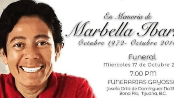 Marbella Ibarra's funeral was held Wednesday. 