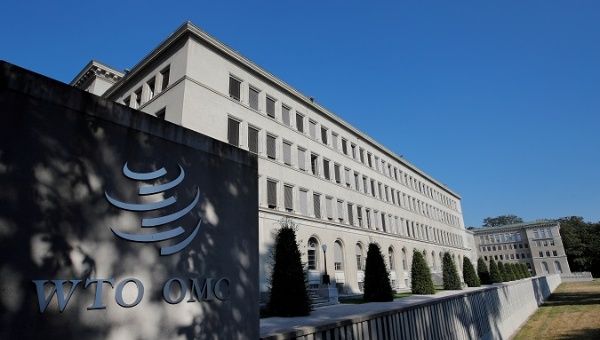 World Trade Organization (WTO) headquarters in Geneva, Switzerland, Jul. 26, 2018.