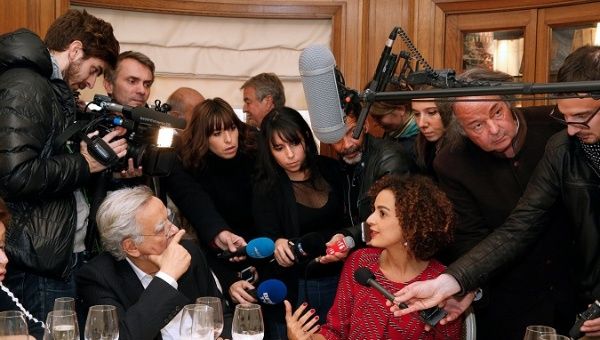 Leïla Slimani, a French-Moroccan novelist, interviewed in Paris on Thursday after she won France’s top literary award, the Prix Goncourt.