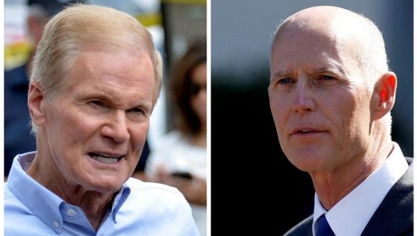 Manual recount ordered in the Senate race in Florida with results due on Sunday Nov 18th