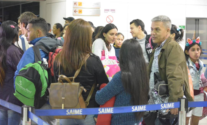 Venezuelans immigrants returning to homeland.