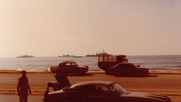 FILE: The U.S. Navy in Beirut during the civil war. 1982.