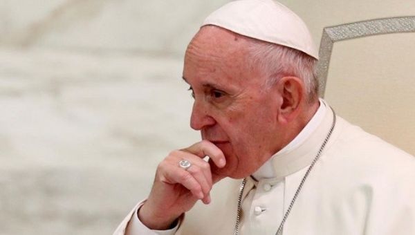 There is no room in the religious life for homosexuality, the Pope told members of the press.