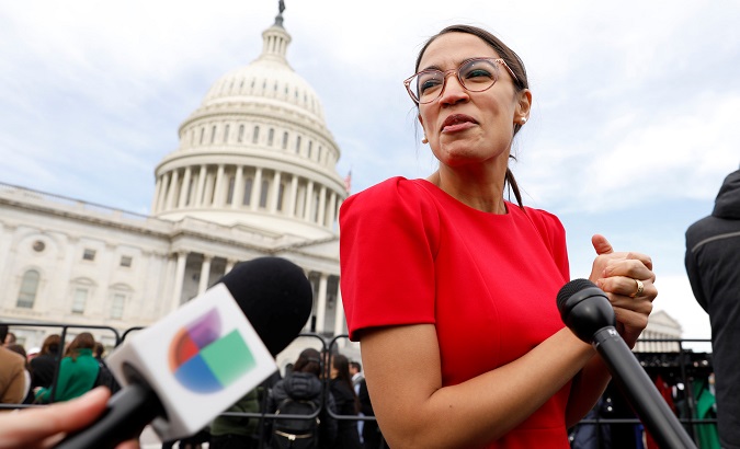Ocasio-Cortez and her fellow represetatives-elect will be sworn into office in January.