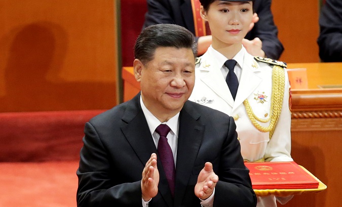 President Xi Jinping at the Great Hall of the People in Beijing, China Dec. 18, 2018.