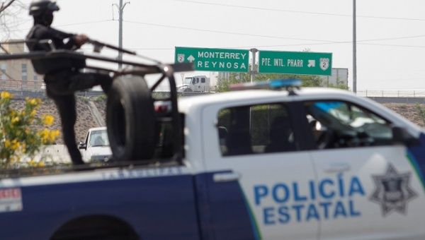 A checkpoint on the outskirts of Reynosa, in the northern border state of Tamaulipas, Mexico, April 2018.
