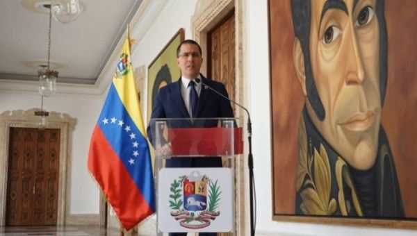 Venezuela's Foreign Minister Jorge Arreaza