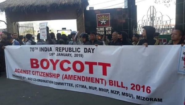 People are boycotting the 70th Republic Day celebrations in India, Jan. 26, 2019. 