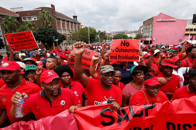 The National Union of Mineworkers (NUM) called on all its members in the mining, energy and construction sectors to participate in the COSATU marches.