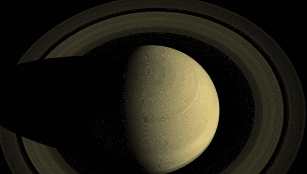 The natural-color view of Saturn taken by NASA's Cassini spacecraft in 2013.