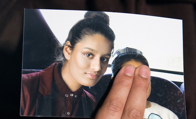 Shamima Begum, a British citizen and wife of suspected IS Group fighter stripped of her citizenship.