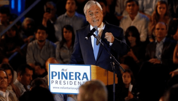 Sebastian Pinera during his presidential campaign in Santiago, Chile Mar. 21, 2017