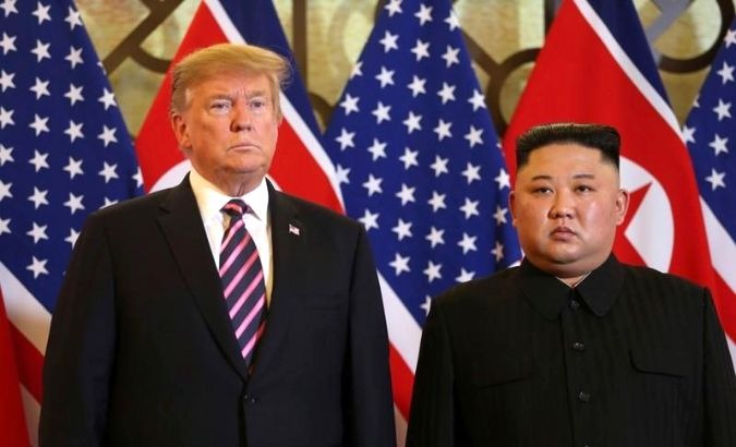 U.S. President Donald Trump and North Korean Leader Kim Jong-un end talks prematurely.