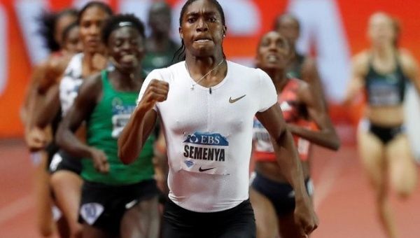 Two-time Olympic and triple world champion, South Africa runner, Caster Semenya struggles with abnormally high testosterone levels.
