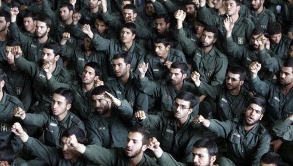 The U.S. designated Iran's Revolutionary Guard Corps a foreign terrorist organization. 