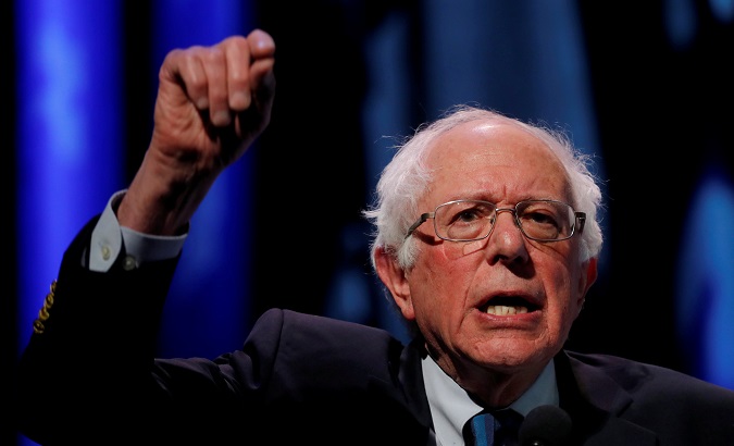 The U.S. Senator Bernie Sanders hopes for Israeli Prime Minister Netanyahu's loss this election.