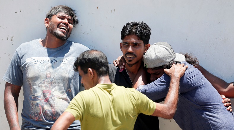 Bombings hit four hotels and three churches in and around Colombo, and in Batticaloa in east of country Sri Lanka April 21